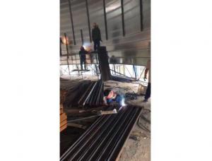 16米直徑高度25.米緊張施工中！